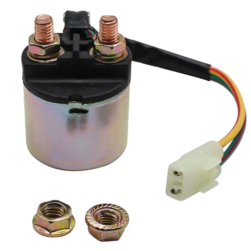 Yerbay Starter Solenoid Relay For Honda Trx350 Rancher 350 2000-2006/Trx420 Rancher 420 2009-2014/Trx500 Foreman 500 2005-2009 2011-2013/Trx450 Foreman 450 1998-2004/Trx400 Foreman 400 1995-2003 - Image 1